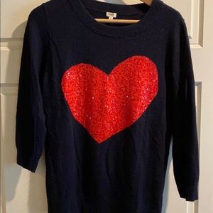 ❤️💙JCREW Red sequin heart navy
Charley sweater💙❤️